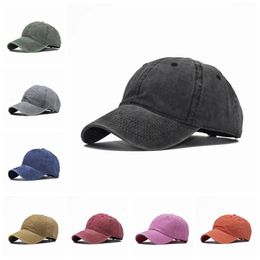 Baseball Cap For Men Women Cotton Outdoor Vintag Visor Casual Hat Solid Spring Summer Sun Simple Hip Hop Gorra