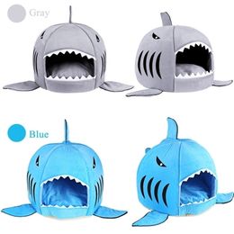 Sell Dog Bed Shark Mouse Shape Washable House Pet Cat Removable Cushion For Small Y200330