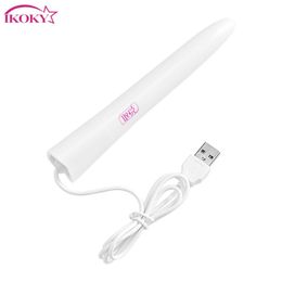 IKOKY Heated Bar Stick Pussy Vagina Warmer Smart Thermostat 45 Celsius sexy Toys for Men USB Heating Rod Masturbators