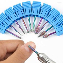 Nail Art Equipment -selling 10 High-end Polisher Color-plated Emery Remover Professional Polish Tool Prud22