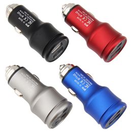 3.4A Car Charger Dual USB Fast Charging Car Phone Chargers Adapter for Samsung Xiaomi Huawei Smart Phones