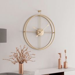 55cm Large Silent Wall Clock Modern Design Clocks For Home Decor Office European Style Hanging Watch Y200110