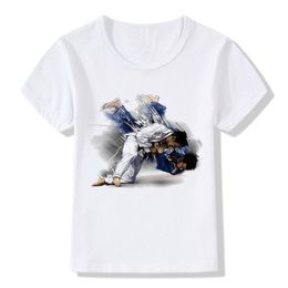 T-shirts Baby Boys&Girls Evolution Of A Judo T Shirt Summer Children Tops Kids Casual Soft Clothes HKP402T-shirts T-shirtsT-shirts