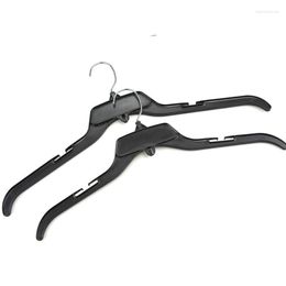 Fashionable Plastic Material Clothes Hanger 484 For Dry Cleaners Men's T-Shirts At The Mall Show Black Hangers & Racks