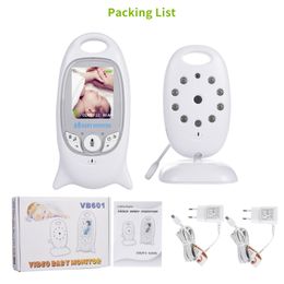 Video Baby Monitor Camera VB601 Wireless Babysitter 2 Way Talk Night Vision IR LED Temperature Babi Nanny Camera 8 Lullabies