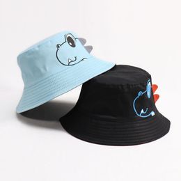 Cartoon Dinosaur Hat Summer Spring Cute born Panama Cap Kids Girl Boy Casual Sun Protection Hats Fit 6-24Months 220611