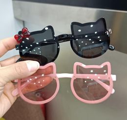 summer SPRING Children sunglasses personality small face cute cat ears princess baby sunshade sunglasses girls and boys Uv protective kid fashion eyewear