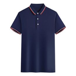 Men's Polos Summer Casual Shirt Men Short Sleeve Slim Sold Colour For Plus Size 4XLMen's Men'sMen's
