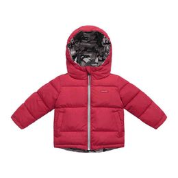 Winter Boys Down Jackets Hooded Outerwear Girls Warm Thick Jacket Children Zipper Jacket Baby Outerwear Children Reversible Jacket J220718