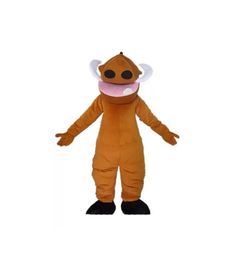 Discount factory sale the head a brown boar mascot costume for adult to wear