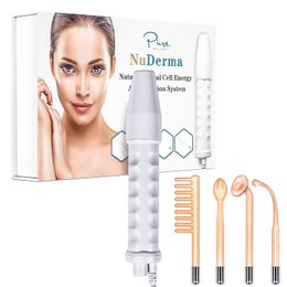 Portable Handheld Beauty High Frequency Skin Therapy Wand Machine Anti-Aging Skin Tightening Wrinkle Reducing Dark Circles Removal Blemish Control for sale