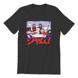 Men's T-Shirts Men's T-shirt Jam Cute Anime Men Cotton Tshirt Tees Tops Harajuku StreetwearMen's