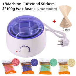 NXY Epilator Hair Removal Wax Machine Heater Dipping Pot Bean Wood Stickers ing Kit for Women Depilation 0418