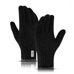 Ski Gloves Touch Winter Mitten Screen Autumn Knitted Thicken Male High Quality 2022 Man Warm Women Men