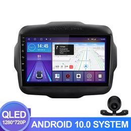 9 inch Android 10 full touch car Video multimedia system for Jeep Renegade 2016-2018 gps radio navigation