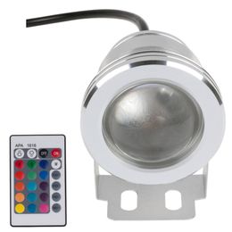 Remote RGB Color 12v Led 24key Underwater 1000LM IP65 Fountain Aquarium Light Lamp 16 Waterproof Change Pool IR 10W Controller Svkhw