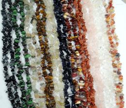 Other Natural Chips Shape Stone Beads Malachite Fluorite Lapis Garnet Labradorite Strand 34" For DIY Necklace Jewelry MakingOther Edwi2