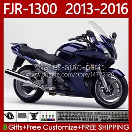 OEM Fairings For YAMAHA FJR 1300 A CC FJR1300A FJR-1300 2013 2014 2015 2016 Dark Blue Bodywork 112No.88 FJR-1300A 2001-2016 Years FJR1300 13 14 15 16 Moto Body Kit