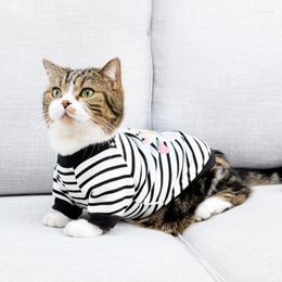 Cat Clothes Spring/Summer Clothing Summer Thin Breathable Cool Blue Kitten Kittens Pet Dog Costumes