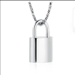 Pendant Necklaces Urn Necklace Padlock Cremation For Ashes Punk Lock Holder Keepsake Jewelry Women And Men Fine GiftsPendant