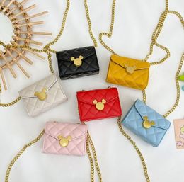 Embroider line handbag small square bag girl princess chain concave modelling cross body bag zero purse