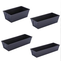 NonStick Biscuit Box Toast Baking Pan Bread Cake Mould Rectangle Carbon Steel Tray Bakeware Tools Y200612