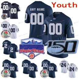 Nik1 Stitched Custom 9 Ta'Quan Roberson 9 Trace McSorley 99 Yetur Gross-Matos Penn State Nittany Lions College Youth Jersey