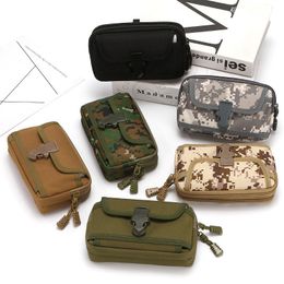 Men's Multi-functional Waist Phone Bag Large Capacity Tactical Waterproof Casual Camouflage Mountaineering Fanny Pack