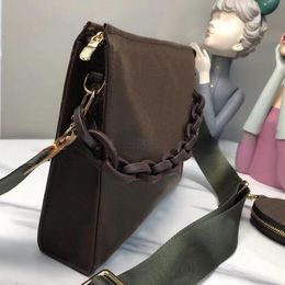 2022 Genuine leather Designer Bags Handbags Women chain Crossbody Shoulder Bag Classic Cosmetic Toiletry Messenger Evening purse Tote