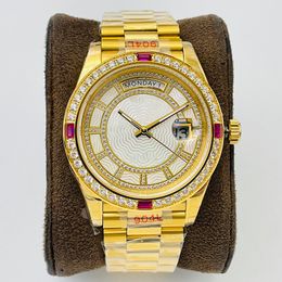 Diamond Mens Wa Double Calendar 41MM Automatic Mechanical Watch Wristwatch Montre De Luxe Stainless Steel Strap for Men Fashion