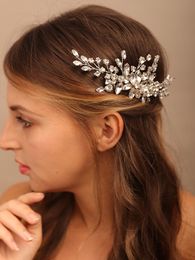 Headpieces Bridal Headwear Rhinestone Brides Hair Combs Party Prom Accessories Wedding Jewellery Fashion Tiaras For WomenHeadpieces