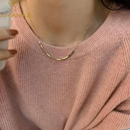 Pendant Necklaces 2022 Sexy Square Necklace For Women Girl Clavicle Chain Choker Fashion Trendy Jewellery Gift Party CollierPendant
