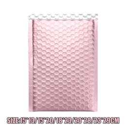 20pcs 5size Paper lopes Bubble Bags Rose Gold Padded Waterproof mailer Mail Packaging Bag Y200709