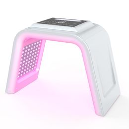 Portable Home Use 7 Colour LED Light Therapy Facial Care Beauty Machine Skin Rejuvenation Wrinkle Removal Anti Ageing PDT Acne Treatment With Nano Water Oxygen Sprayer