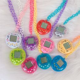Colar Colar Memórias criativas de brinquedo Candy Color Electronic Pet Machine Sweater Cadeia Acessórios de moda