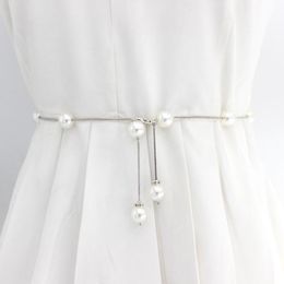 Belts Rhinestones Bridal Belt Pearl Wedding Dress Ladies For Women Sash Fashion Waistband