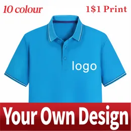 Women's Polos 10 Colours Business High-quality Short-sleeved Personal Company Group Custom Shirt Cotton Unisex 2022