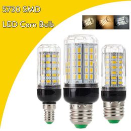 Bulbs 27LEDs LED Corn Bulb E27 E14 E12 E26 Super Bright 5730 SMD Light Chandelier Lights DC 12V 24V Home DecorLED