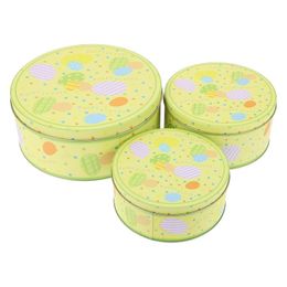 Gift Wrap Set Easter Candy Boxes Containers Cookie Round Shape CasesGift