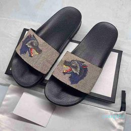Сандаль Ggitlay Мужчины Женские тапочки Дизайнерские резиновые слайды сандалии плоские цветы