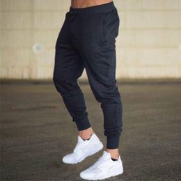 Men's Sports Jogging Pants Cotton Breathable Running Sweatpants Tennis Soccer Play Gym Trousers With Pocket Custom 220613
