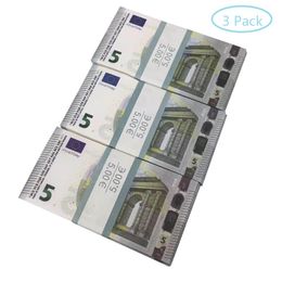 2022 Fake Money Banknote 5 10 20 50 100 Dollar Euros Realistic Toy Bar Props Copy Currency Movie Money Faux-billets 100 PCS Pack2112ZMS5HVF6