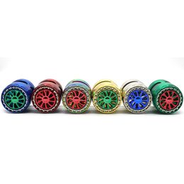 GR22619 Tobacco Smoking Herb Grinders 4 Layers zinc Alloy material 100% Metal dia 63mm multi colors