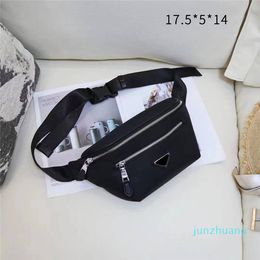 Designer- Waist Bags Classic Black Cellphone Case Canvas Nylon Large and Small Style BumBag Belt Handbags Fanny Pack204K