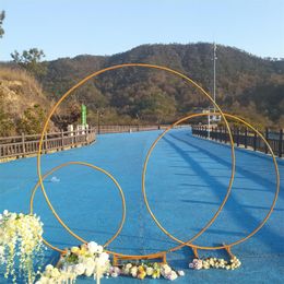 Party Decoration Wedding Props Metal Circle Arch Proposal Birthday Anniversary Outdoor Scene Layout FrameParty