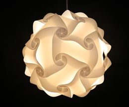 25cm Dia Wholesale Iq Puzzle Lamp Iq Jigsaw Lights 300pcs Per Lot 12 Colors for Choice DH433