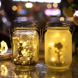 Strings LED Solar Fairy Lantern Lights Firefly Garden Crack Decoration Glass Bottle Light For Christmas Weeding Party DecorLED