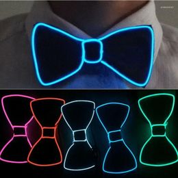 Bow Ties Light Up Mens Tie Necktie Luminous Flashing For Dance Party Christmas Evening DecorationBow TiesBow Enek22