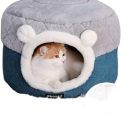 cat bags Canada - Cat Beds & Furniture Litter Winter Warm Kitten Four Seasons Universal House Fully Enclosed Villa Sleeping Bag Supplies