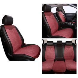 Car Seat Covers Cushion Leather Suede Breathable Saddle For All Seasons Automobile Protector Interior AccessoriesCar